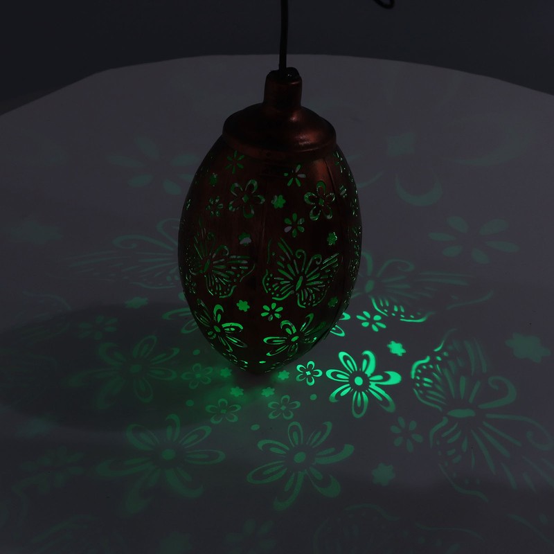 Solar Lantern IP65 Waterproof Plastic Iron Material Hanging Design Insect