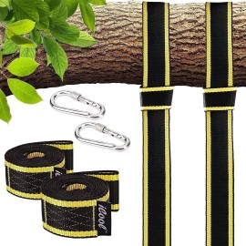 iCool Tree Swing or Hammock Hanging Straps Kit, 5ft, Holds 2800lbs