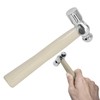 Mini Hammer, Small Wooden Handle Round Head Hand Hammer, Short