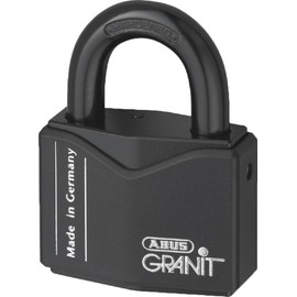 ABUS 00838 Granit Plus Hardened Steel Shackle Padlock