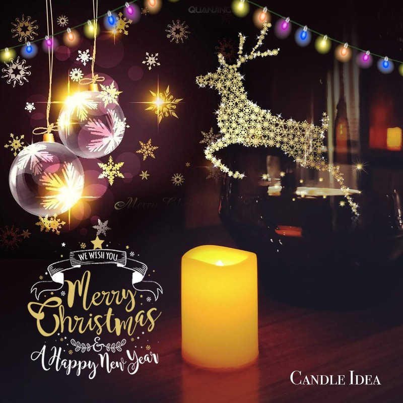 Flameless Votive Candles With Remote Control and Timer Bulk Set