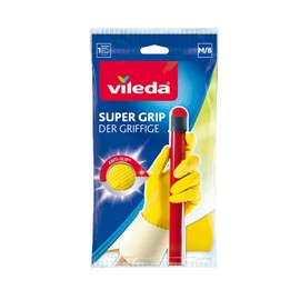 Vileda Guantes Antideslizantes - Superficie Texturizada, Limpieza Segura y Cómoda