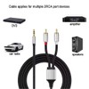 ENJOY-UNIQUE RCA to 3.5mm Cable Phono to 3.5mm jack 2-Male