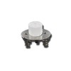 Leviton Medium Base, Bi-Pin, Standard Fluorescent Lampholder, 13518, White