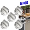 WB03X24818 5PCS Replacements Stove Knobs for GE Burner Range Knobs