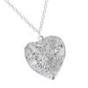 COLLBATH Heart Shape Photo Frame Pendant Necklace Jewelry Alloy Necklace