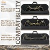 SUNYA Compound Bow Case with Molle System - Neoprene Bow