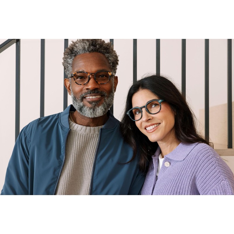 Peepers by PeeperSpecs Men's Headliner Round Reading Glasses, Gray botanico,