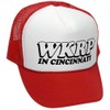 WKRP Cincinnati - Retro Style Trucker Hat, Red, OSFA