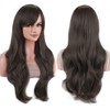 IMISSU 70 cm Long Hair Wavy Wigs with Fringe Cosplay