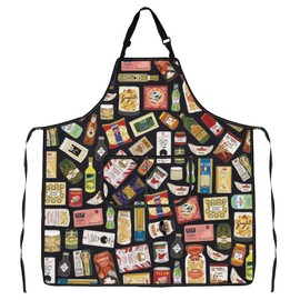 G2TUP Italian Food Gift Italian Cooking Apron With Pockets Italian Foodie Gift Italian Cuisine Gift Italy Lover Kitchen Gift (Italian Foodie -a)