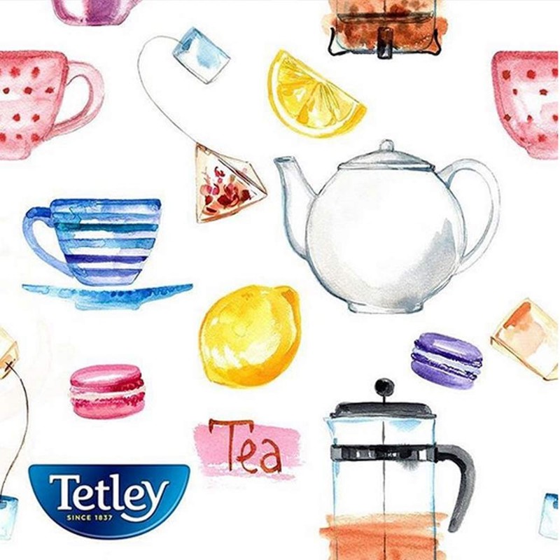 Tetley Natural Green Tea, Lemon Green Tea, 72 Teabags (Pack