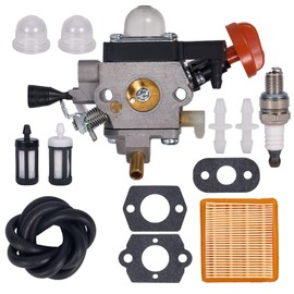 Mikatesi FS131 Carburetor for Stihl 4180-120-0617 FS131 FS131R FS 131 R HT131 HT133 KM131 KM131R FS311 4180/17 Brushcutter Trimmer - with 4180 141 0300 Air Filter Kit
