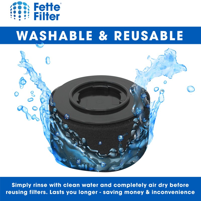 Fette Filter 2-Pack Bissell 54A2 Compatible Replacement Pack for PowerEdge