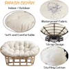 GZYLCH Double Papasan Cushion, Thick Comfortable Waterproof Hammocks Swing Pads