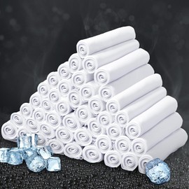 Toallas de Refrigeración por Sublimación Toalla de Hielo Suave Transpirable de 40 x 12 Pulgadas Toalla de Yoga de Gimnasio de Microfibra Toalla de Entrenamiento para Cuello y Cara para Deportes (30)