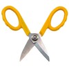 Miller KS-1 Yellow Fiber Optic Kevlar Scissors, Easily Portable Utility