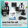 ExcelMark Premium Self-Inking Stamp Refill Ink - 1 oz. (Blue)