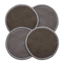 Set 4 Toallas Desmaquillantes Facial Reutilizable Ecológicas Laavable Reutilizable para Skincare, Limpiadora de Maquillaje Almohadillas de Algodón Toalla de Cara