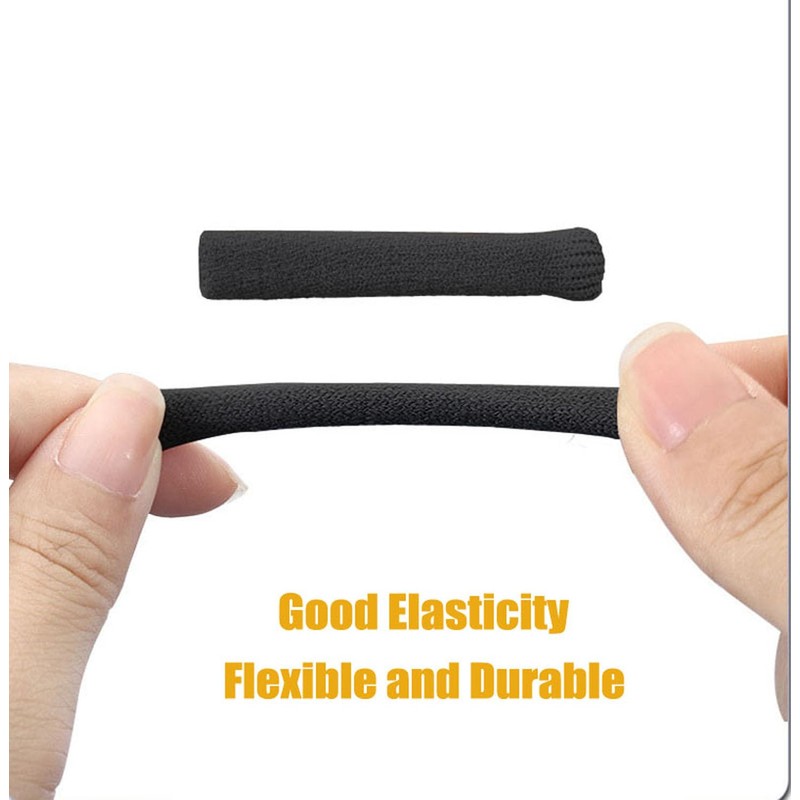 Yauende Soft Knitting Cotton Glasses Ear Cushion, Eyeglasses Temple Tips