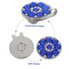 Sosoport Golf Crystal Ball Marker with Lightweight Hat Clip Stylish