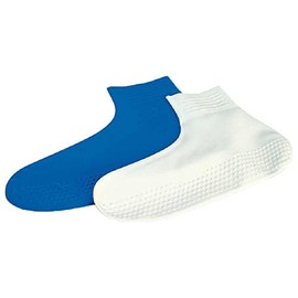 Zoggs Unisex Latex Pool Socks, White or Navy, 8 -11