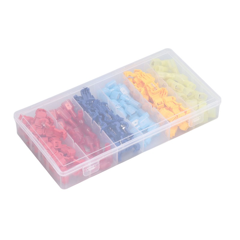 T Tap Wire Connectors Insulated Quick Splice Disconnect Male Spade