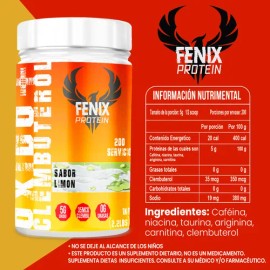 Óxido Nítrico  Clembu Pre Entreno Fenix Protein 1kg Sabores                                                                                           