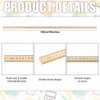 Treela 24 Pack 39 Inches Meter Stick Wood Ruler Economy
