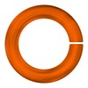 Weave Got Maille 18-Gauge 4mm Pumpkin Anodized Aluminum Jump Rings-1