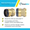 SharkBite 2 Inch FNPT Adapter, Push to Connect Brass Plumbing