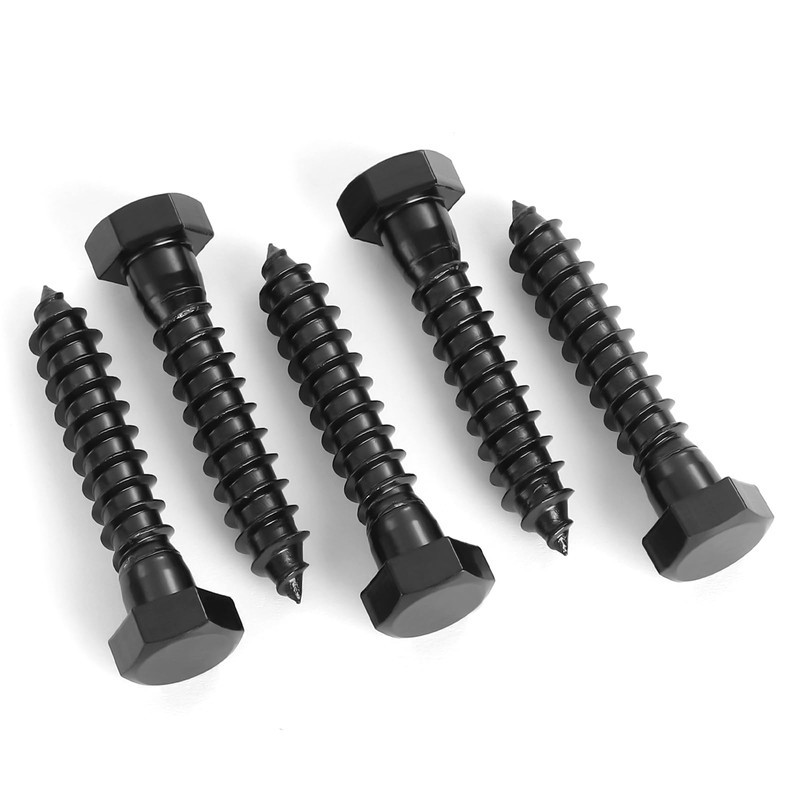 MewuDecor 3/8" x 1-1/2" Hex Head Lag Screws Bolts, External