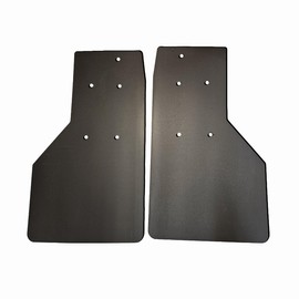 No Drill, Specific Design Rear Mud Flaps for The 17+ Super Duty F250 and F350 Pickups Non-Weighted Version; 14" W x 24" H