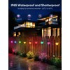 APPECK RGBW Outdoor String Lights 50ft for Patio, with 25