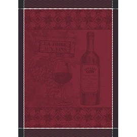Garnier Thiebaut Foire Aux Vins Tea Towels Bordeaux 56 x 77 cm 100% Cotton
