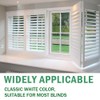 Blind Wand Replacement with Hook, 17 Inches White Fiberglass Blind
