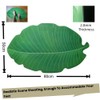 Uang Ku Bathroom Mat Leaf Shaped Water Absorbing Non-Slip Washable