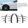 4Pcs Side Wheel Eyebrow Spoiler Stylish Rugged Bumper Side Wheel