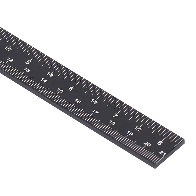 Woodworking Scriber Measuring Tool T Square Ruler Carpentry Multifunctional Aluminum