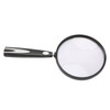 Handheld Magnifying Glass 2X 4X Handheld Reading Magnifier Skid Resistance