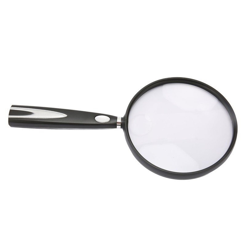 Handheld Magnifying Glass 2X 4X Handheld Reading Magnifier Skid Resistance
