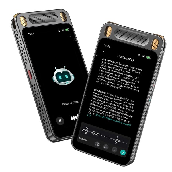 AI Voice Recorder with Playback, Digital Voice Recorder with Transcribe