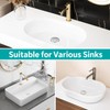 Bathroom Sink Stopper, Universal Drain Filter with Hair Strainer, Universal
