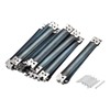 sourcing map Metal Internal Flex Frame - 10Pcs 100mm/3.9" Handbag