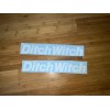 Oracal Ditch Witch Decal 16” Stickers (set Of 2) White