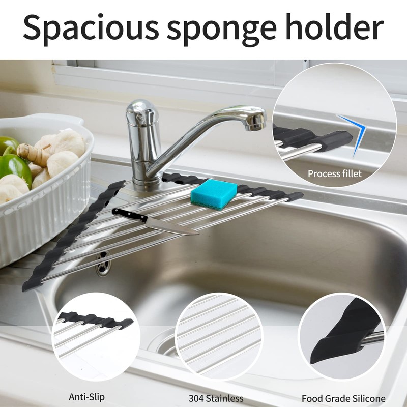 Roll Up Dish Drying Rack and Triangle Dish Drying Rack