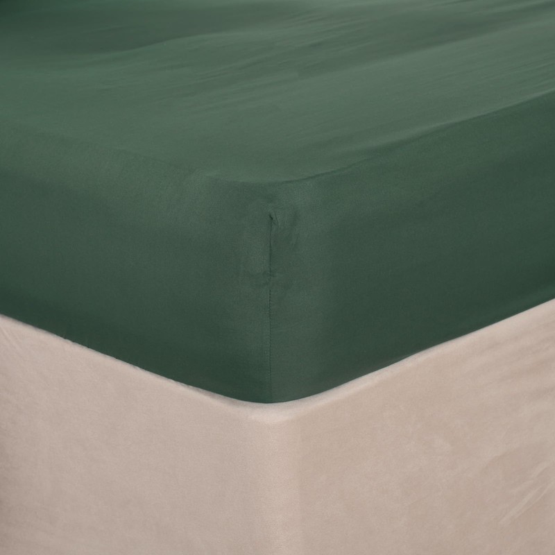 Brentfords Plain Dye Fitted Bed Sheet Non Iron Super Soft