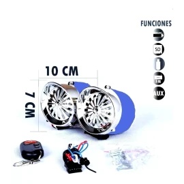 HL Bocina Alarma Para Moto Con Bluetooth Amplificador Integrado