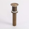 Flybath Sink Drain Antique Brass Bathroom Faucet Small Pop Up