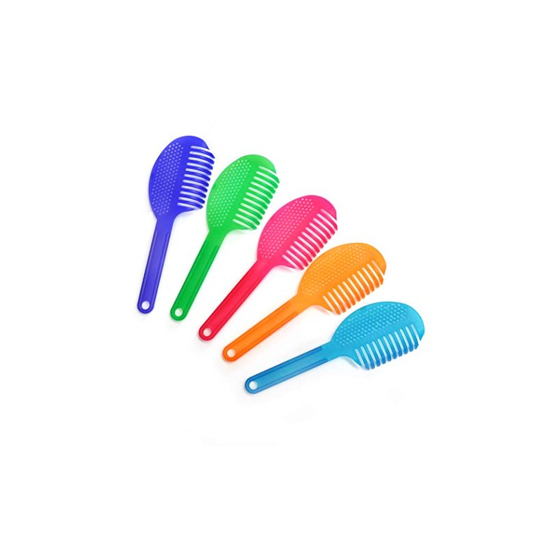 Gadjit Pasta Strain & Serve (Pink) -- Pot Strainer, Two